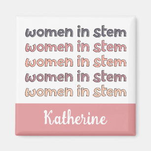 Anpassningsbar Kvinnor i Stem Steminist-presenter Magnet