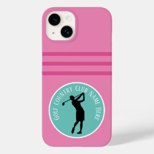 Anpassningsbar Kvinnors Golf Land Klubb iphone cas
