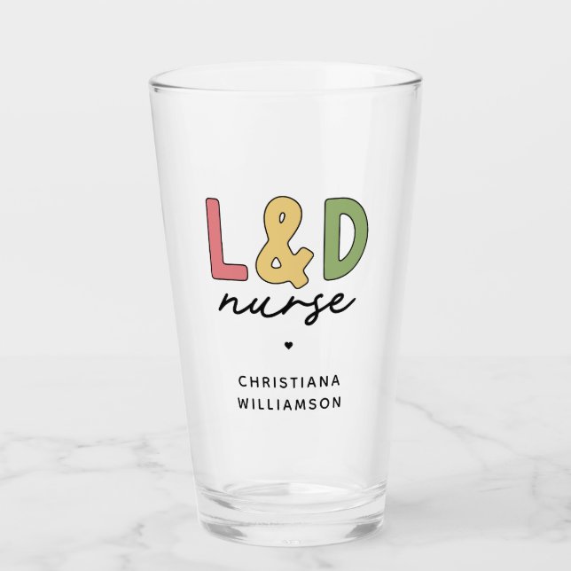 Anpassningsbar L och D Nurse | Arbets- och leveran Glaskopp (Framsida)