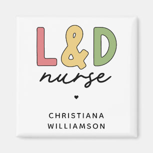 Anpassningsbar L och D Nurse   Arbets- och leveran Magnet