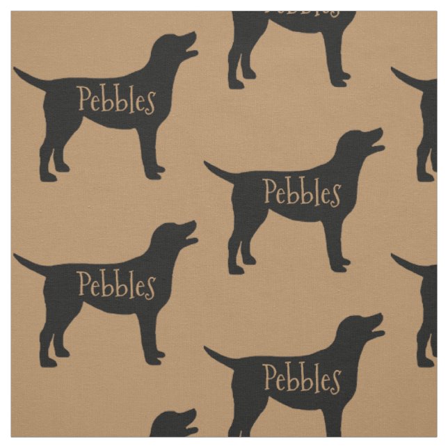 Anpassningsbar Labrador Retriever Hund Fabric Tyg (Provkarta)