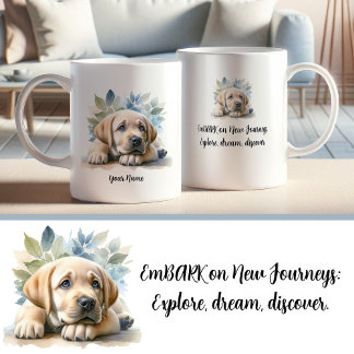 Anpassningsbar Labrador Retriever Mugg med citat