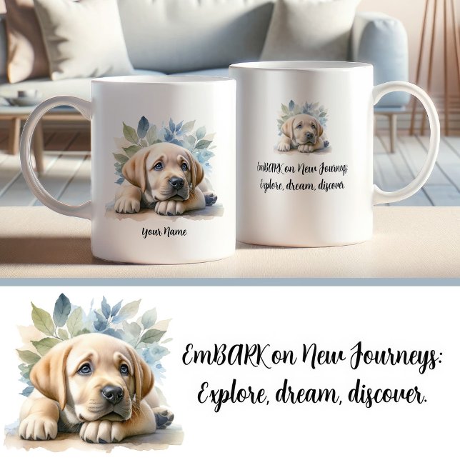 Anpassningsbar Labrador Retriever Mugg med citat (Skapare uppladdad)