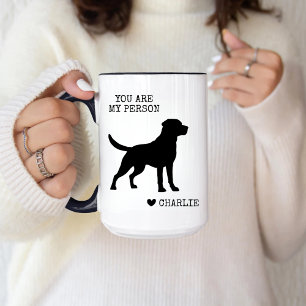 Anpassningsbar Labrador Retriever Svart lab Mamma Mugg