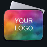 Anpassningsbar Ladda upp Logotypen här Lägg till t Laptop Fodral<br><div class="desc">Anpassningsbar Ladda upp Logotypen här Lägg till textmallens moderna Elegant,  enkelt Laptop sleeve.</div>