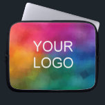 Anpassningsbar Ladda upp Logotypen här Lägg till t Laptop Fodral<br><div class="desc">Anpassningsbar Ladda upp Logotypen här Lägg till textmallens moderna Elegant,  enkelt Laptop sleeve.</div>