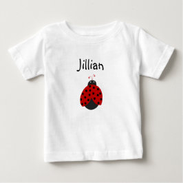 Anpassningsbar Ladybug Namn Shirt Tee Shirt