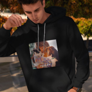 Anpassningsbar - Lägg till bild och text Hoodie
