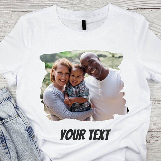 Anpassningsbar Lägg till bild och text T Shirt (Skapare uppladdad)
