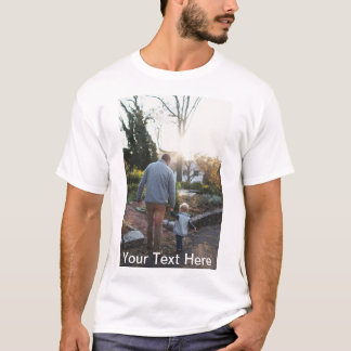 Anpassningsbar, Lägg till bild och text T Shirt