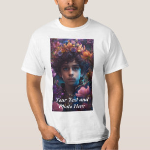 Anpassningsbar, Lägg till bild och text T Shirt