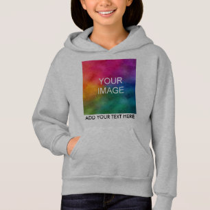 Anpassningsbar Lägg till din textfotomall för barn T Shirt