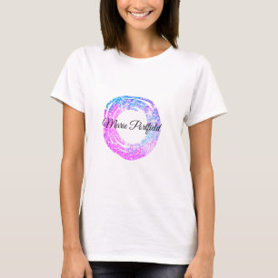 anpassningsbar lägg till ditt namn glitter färgs t shirt