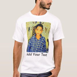 Anpassningsbar. Lägg till foto och text T Shirt