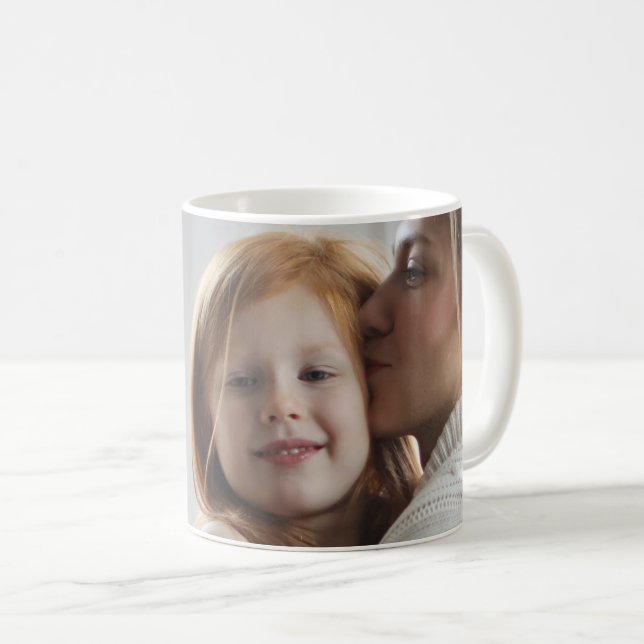 Anpassningsbar Lägg till foto på Kaffemugg (Framsida höger)