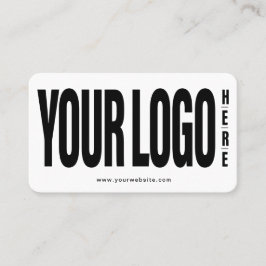 Anpassningsbar Lägg till Logotyp Modern Social Med Visitkort