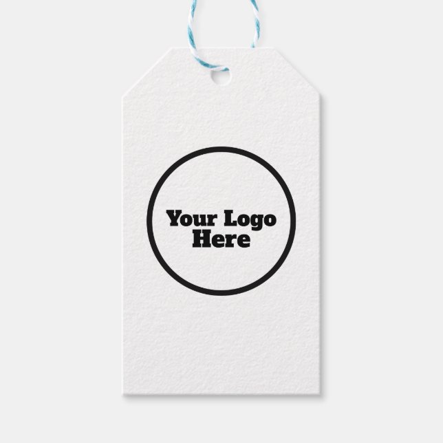 Anpassningsbar Lägg till namn, Logotyp, foto, Presentetikett (Framsidan)