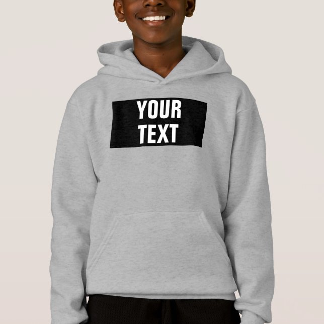 Anpassningsbar Lägg till Namn-textfoto för barn bo T Shirt (Framsida)