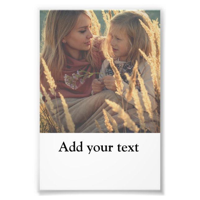 anpassningsbar lägga till din fotojulomspersonlig fototryck (Framsidan)