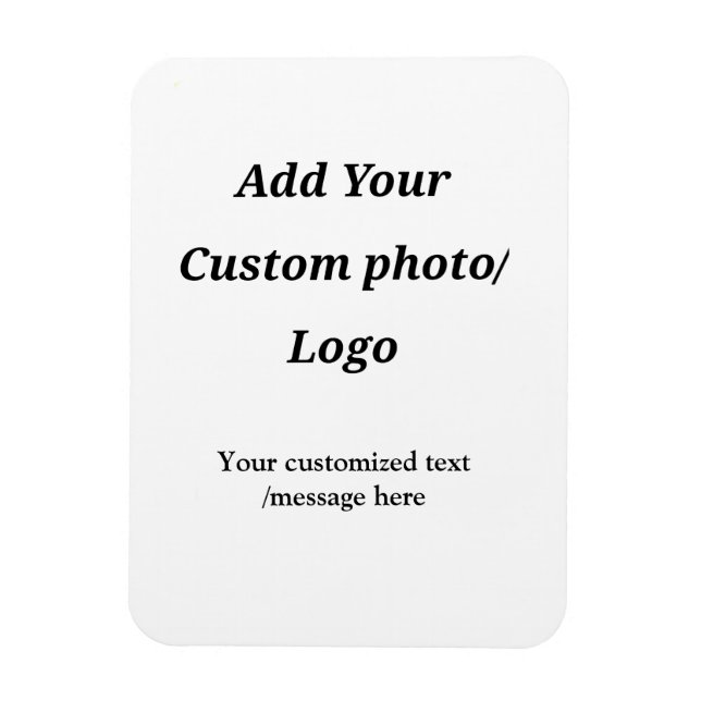 anpassningsbar lägga till din fotologotyp din anpa magnet (Vertikal)