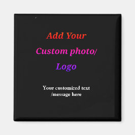 anpassningsbar lägga till din fotologotyp din anpa magnet