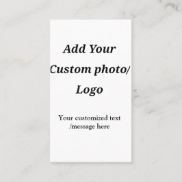 anpassningsbar lägga till din fotologotyp din anpa visitkort