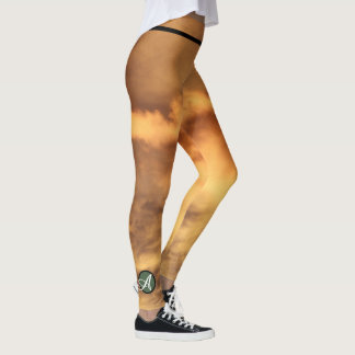 Anpassningsbar LAGings INITIAL OCH GULD CLOUUL Leggings