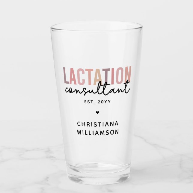 Anpassningsbar Laktation Consultant Specialist IBC Glaskopp (Framsida)