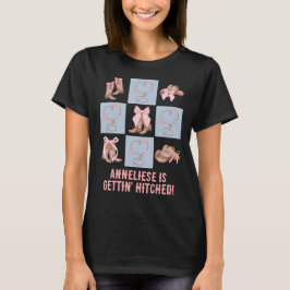 Anpassningsbar Land themGettin' Hitched Bacheloret T Shirt