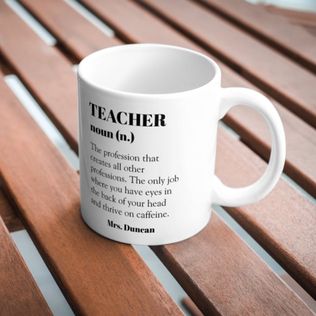 Anpassningsbar Lärare Definition Ord Noun Year Gif Kaffemugg (Skapare uppladdad)