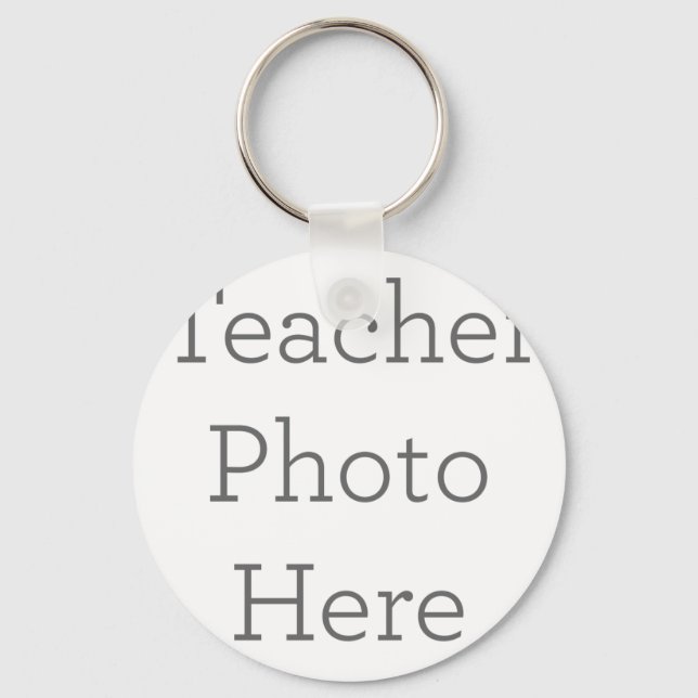 Anpassningsbar Lärare Foto Keychain Gift Nyckelring (Framsida)