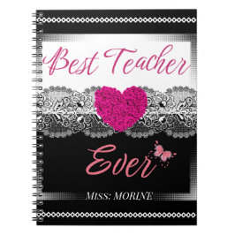 Anpassningsbar Lärare Gift Educators Best Teacher Anteckningsbok