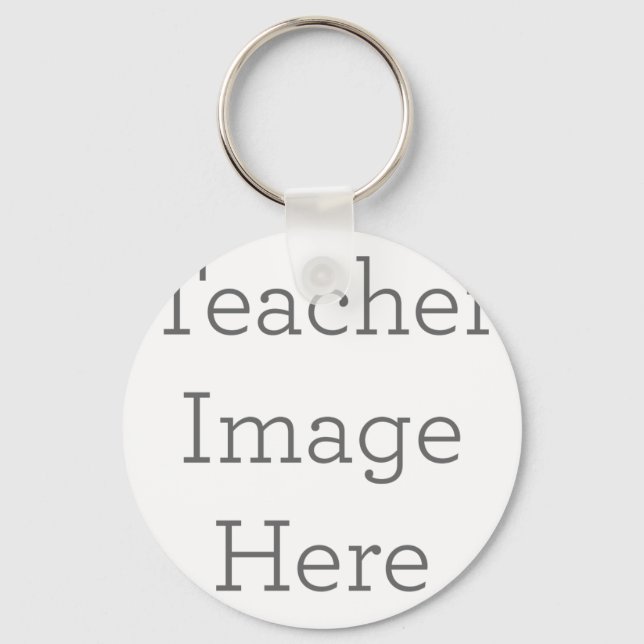 Anpassningsbar Lärares bildnyckelkedjegåva Nyckelring (Framsida)