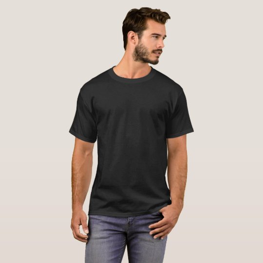 Mörk T-shirt bas, Svart