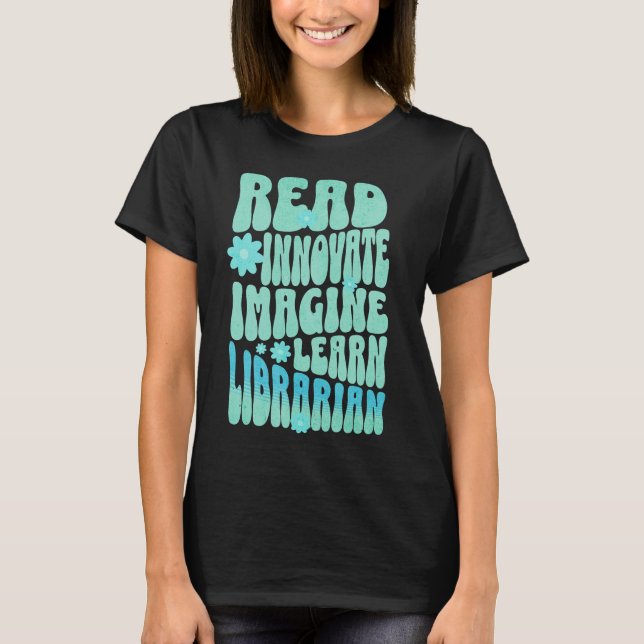 Anpassningsbar Läs innovativ imaginär Lär dig bibl T Shirt (Framsida)