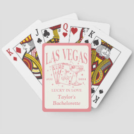 Anpassningsbar Las Vegas Bachelorette Party Person Casinokort