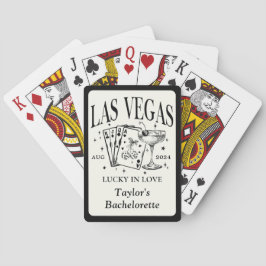 Anpassningsbar Las Vegas Bachelorette Party Person Casinokort