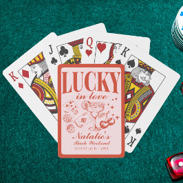 Anpassningsbar Las Vegas Bachelorette Party Person Casinokort