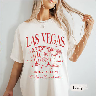 Anpassningsbar Las Vegas Bachelorette Party Person T Shirt