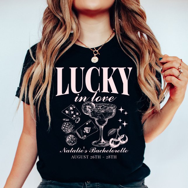 Anpassningsbar Las Vegas Bachelorette Party Person T Shirt (Skapare uppladdad)
