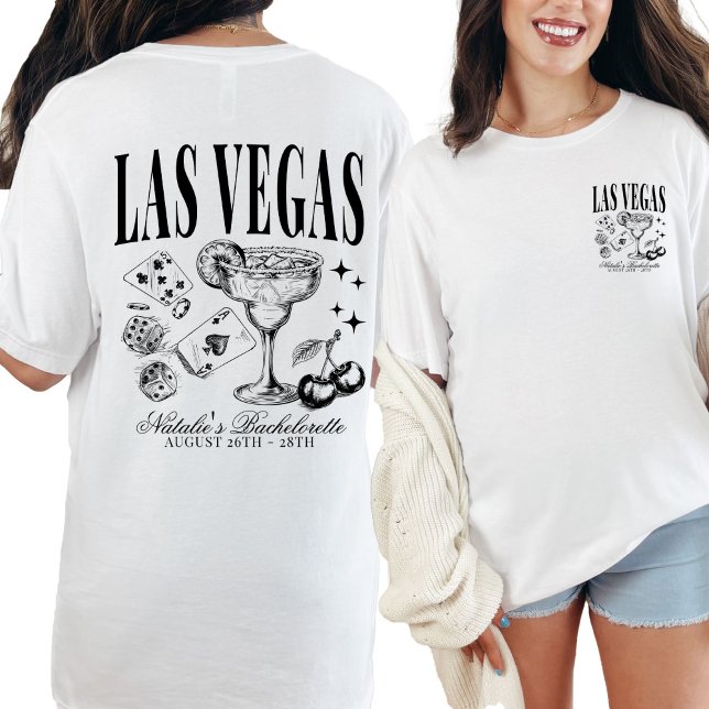 Anpassningsbar Las Vegas Bachelorette Party Person T Shirt (Skapare uppladdad)