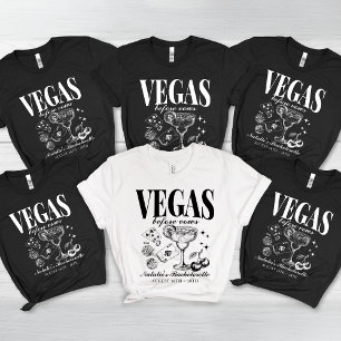 Anpassningsbar Las Vegas Bachelorette Party Person T Shirt