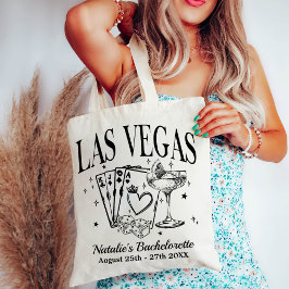 Anpassningsbar Las Vegas Bachelorette Party Person Tygkasse