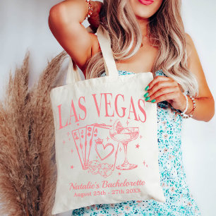 Anpassningsbar Las Vegas Bachelorette Party Person Tygkasse