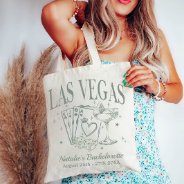 Anpassningsbar Las Vegas Bachelorette Party Person Tygkasse