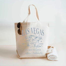 Anpassningsbar Las Vegas Bachelorette Party Person Tygkasse