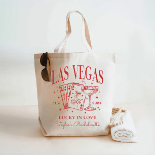 Anpassningsbar Las Vegas Bachelorette Party Person Tygkasse