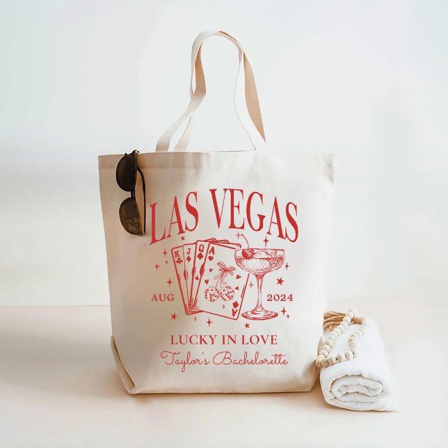 Anpassningsbar Las Vegas Bachelorette Party Person Tygkasse (Skapare uppladdad)