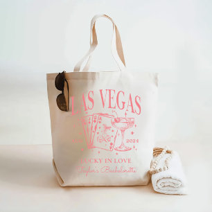 Anpassningsbar Las Vegas Bachelorette Party Person Tygkasse