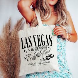 Anpassningsbar Las Vegas Bachelorette Party Person Tygkasse